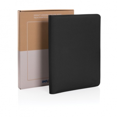 Logo trade promotional product photo of: Impact Aware™ deluxe 300D tech portfolio with zipper