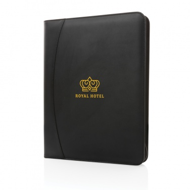 Logo trade corporate gift photo of: RCS rPU deluxe tech portfolio with zipper