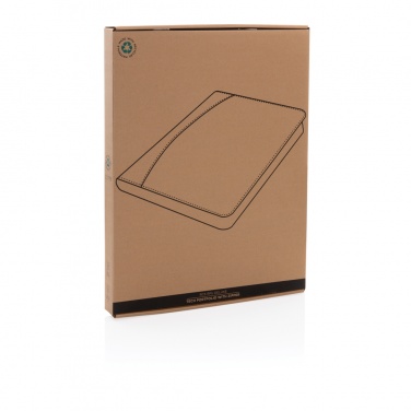 Logo trade promotional items image of: RCS rPU deluxe tech portfolio with zipper