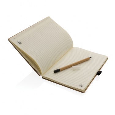 Logotrade promotional product image of: Bamboo notebook and infinity pencil set