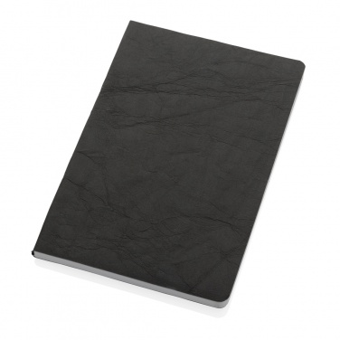 Logo trade promotional merchandise photo of: Salton A5 GRS certified recycled paper notebook