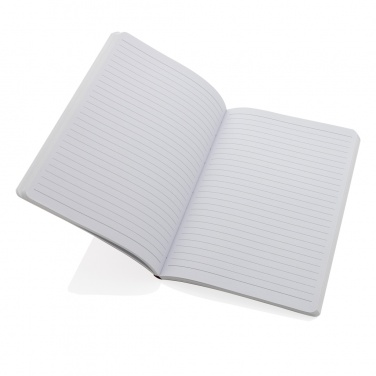 Logotrade advertising products photo of: Salton A5 GRS certified recycled paper notebook