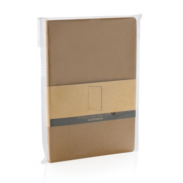 Logotrade promotional products photo of: Salton A5 GRS certified recycled paper notebook