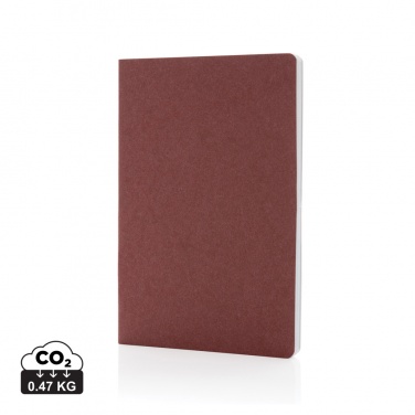 Logotrade promotional merchandise picture of: Salton A5 GRS certified recycled paper notebook