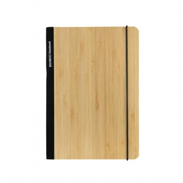 Logo trade promotional merchandise image of: Scribe bamboo A5 Notebook