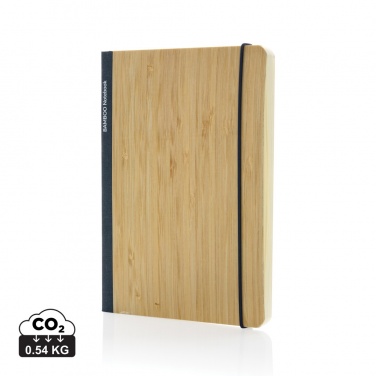 Logo trade promotional item photo of: Scribe bamboo A5 Notebook