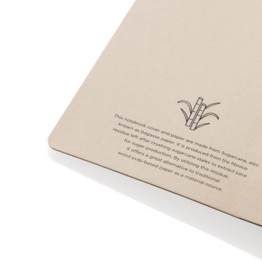 Logo trade promotional items image of: Stylo Sugarcane paper A5 Notebook