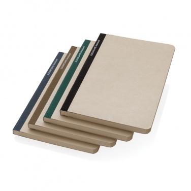 Logo trade promotional gifts image of: Stylo Sugarcane paper A5 Notebook