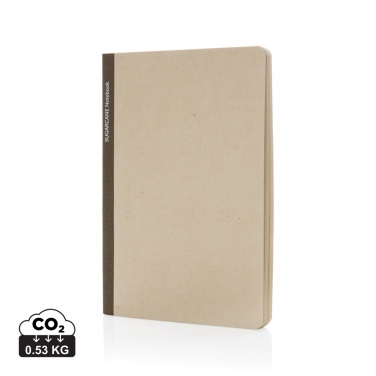 Logotrade promotional giveaway picture of: Stylo Sugarcane paper A5 Notebook