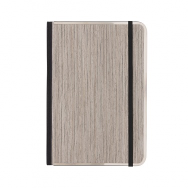 Logotrade promotional merchandise photo of: Treeline A5 wooden cover deluxe notebook