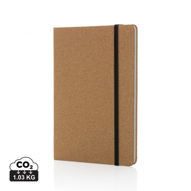 Logotrade promotional product image of: Stoneleaf A5 cork and stonepaper notebook