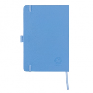 Logo trade promotional giveaways image of: Sam A5 RCS certified bonded leather classic notebook