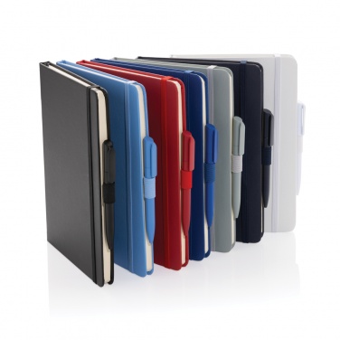 Logo trade promotional products image of: Sam A5 RCS certified bonded leather classic notebook