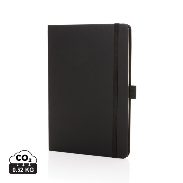 Logotrade promotional product image of: Sam A5 RCS certified bonded leather classic notebook