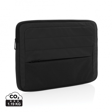 Logo trade promotional giveaway photo of: Armond AWARE™ RPET 15.6 inch laptop sleeve