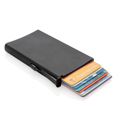 Logo trade business gift photo of: Standard aluminium RFID cardholder