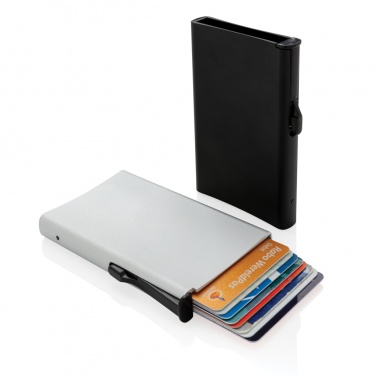 Logo trade promotional gift photo of: Standard aluminium RFID cardholder