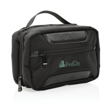 Logotrade corporate gift image of: Swiss Peak AWARE™ RPET Voyager toiletry bag