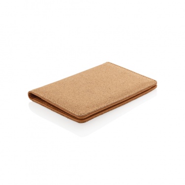 Logo trade business gift photo of: Cork secure RFID passport cover