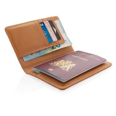 Logotrade corporate gift picture of: Cork secure RFID passport cover