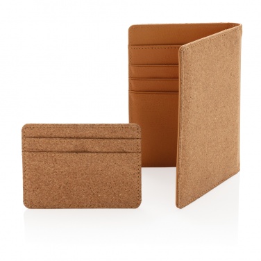 Logotrade promotional items photo of: Cork secure RFID passport cover