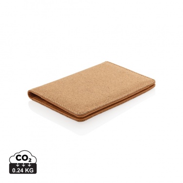 Logo trade promotional giveaway photo of: Cork secure RFID passport cover