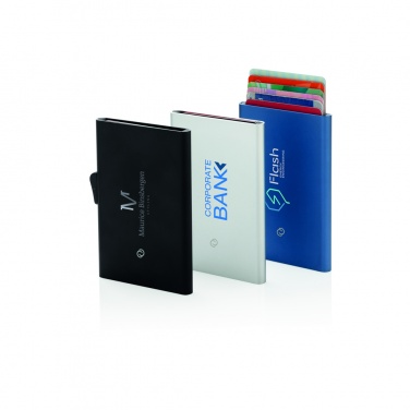 Logo trade corporate gift photo of: C-Secure aluminium RFID card holder