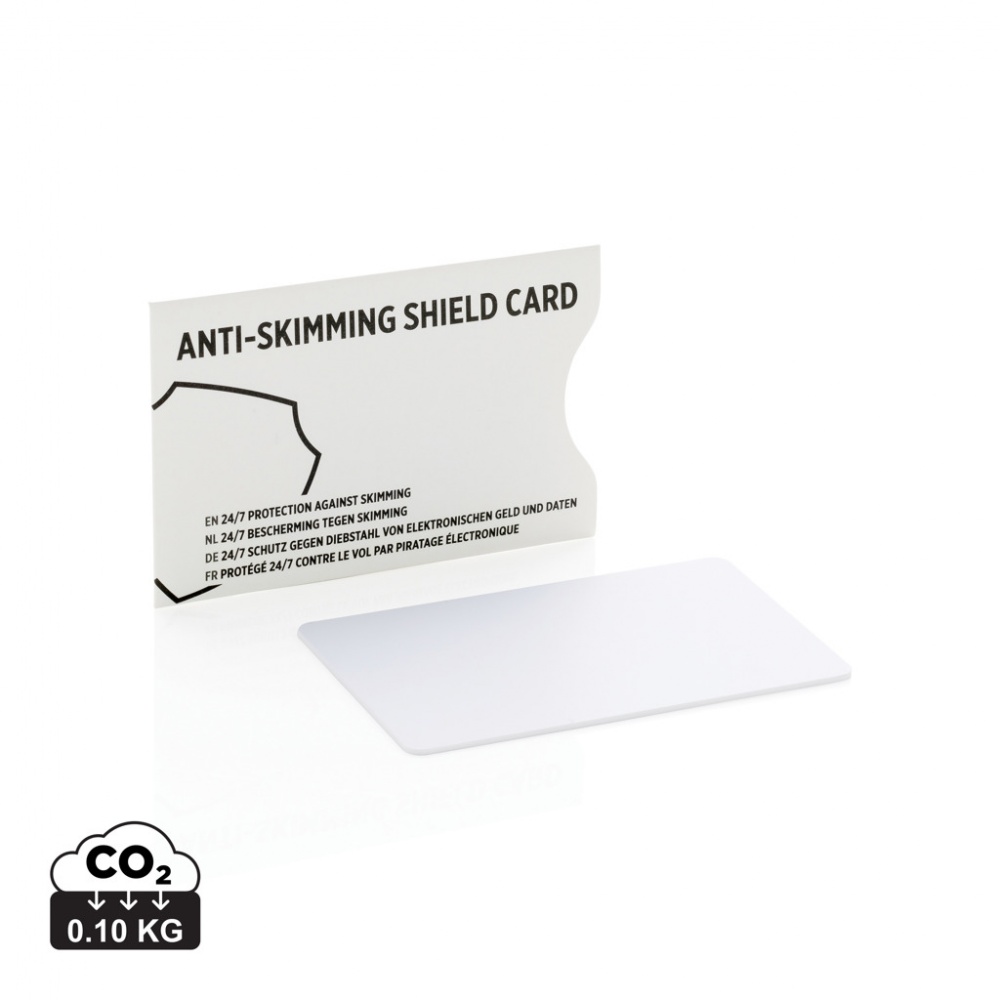 Logo trade promotional gifts picture of: Anti-skimming RFID shield card with active jamming chip