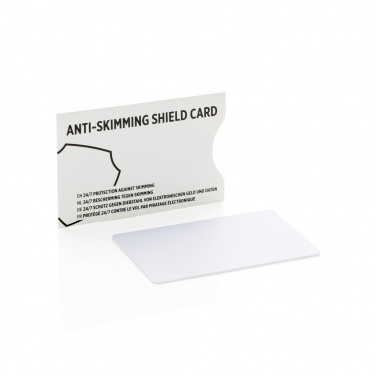 Logotrade promotional gift image of: Anti-skimming RFID shield card with active jamming chip