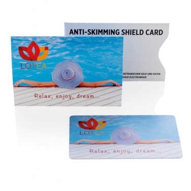 Logotrade promotional products photo of: Anti-skimming RFID shield card with active jamming chip