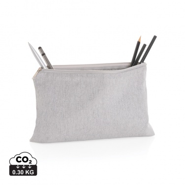 Logo trade promotional gift photo of: Impact Aware™ 285 gsm rcanvas pencil case undyed