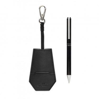 Logo trade advertising products image of: SP Tula RCS certified recycled PU key holder and pen set