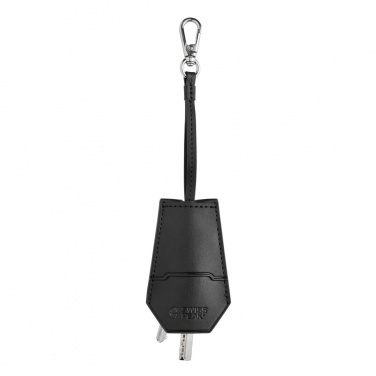 Logotrade promotional giveaway image of: SP Tula RCS certified recycled PU key holder and pen set