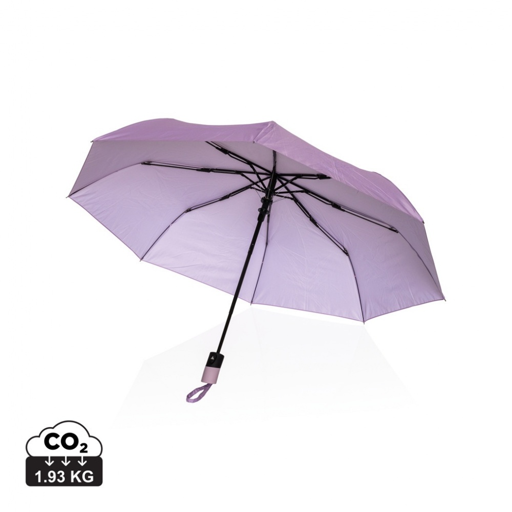 Logo trade promotional product photo of: 21" Impact AWARE™ 190T mini auto open umbrella