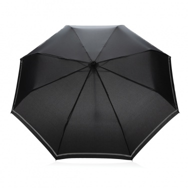 Logo trade promotional merchandise picture of: 20.5"Impact AWARE™ RPET 190T pongee mini reflective umbrella