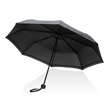 Logotrade promotional product picture of: 20.5"Impact AWARE™ RPET 190T pongee mini reflective umbrella