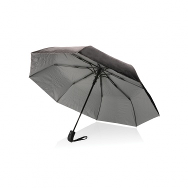 Logo trade business gift photo of: 21" Impact AWARE™ RPET 190T Pongee dual colour mini umbrella