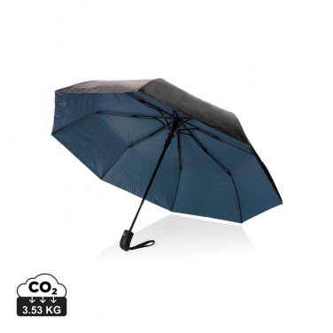 Logo trade corporate gift photo of: 21" Impact AWARE™ RPET 190T Pongee dual colour mini umbrella