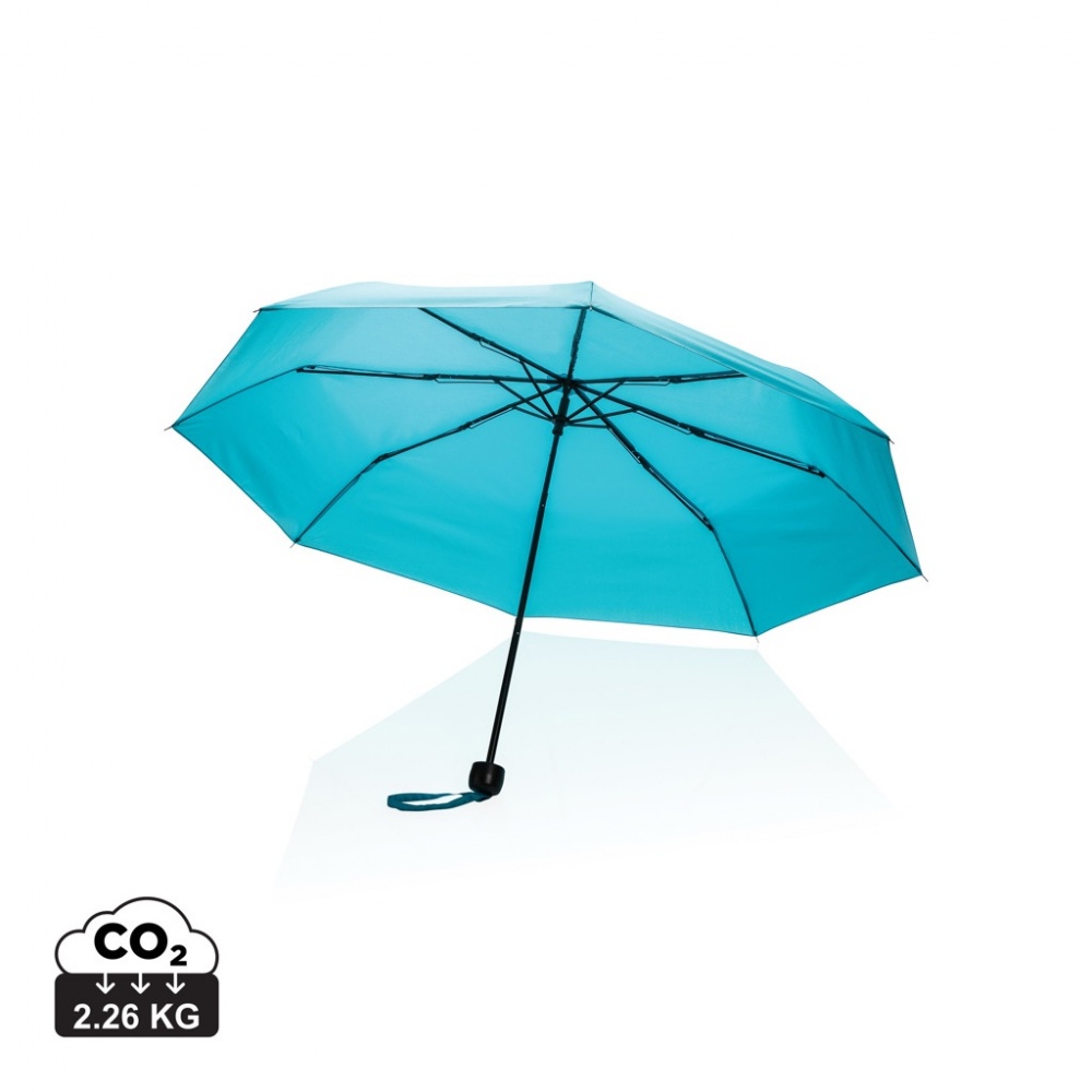 Logo trade business gift photo of: 20.5" Impact AWARE™ RPET 190T mini umbrella