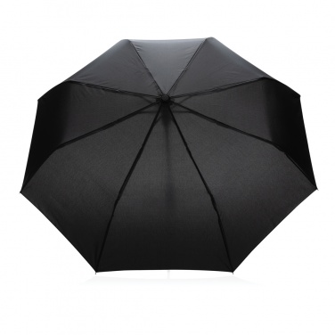 Logo trade business gift photo of: 21" Impact AWARE™ RPET 190T mini auto open umbrella