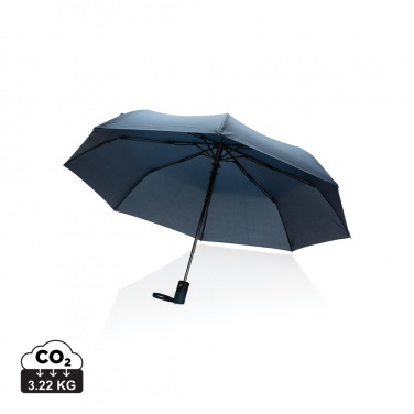 Logotrade promotional merchandise image of: 21" Impact AWARE™ RPET 190T mini auto open umbrella