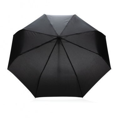 Logo trade business gifts image of: 21" Impact AWARE™ RPET 190T auto open/close umbrella