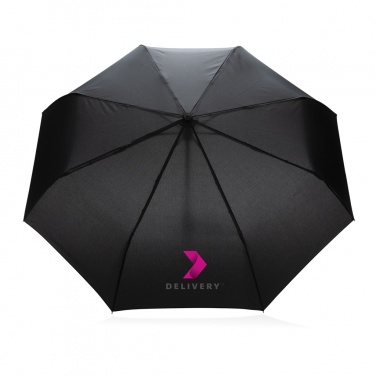 Logo trade promotional products image of: 21" Impact AWARE™ RPET 190T auto open/close umbrella