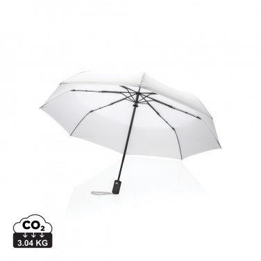 Logotrade promotional gift image of: 21" Impact AWARE™ RPET 190T auto open/close umbrella