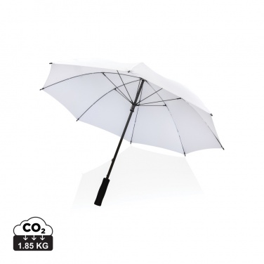 Logo trade promotional gift photo of: 23" Impact AWARE™ RPET 190T Storm proof umbrella