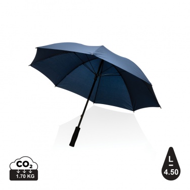 Logo trade business gifts image of: 23" Impact AWARE™ RPET 190T Storm proof umbrella