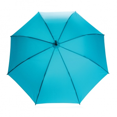 Logo trade business gifts image of: 23" Impact AWARE™ RPET 190T standard auto open umbrella