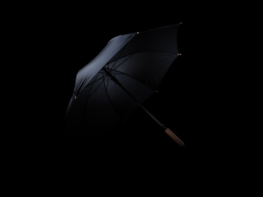 Logotrade promotional gift picture of: 23" Impact AWARE™ RPET 190T auto open bamboo umbrella