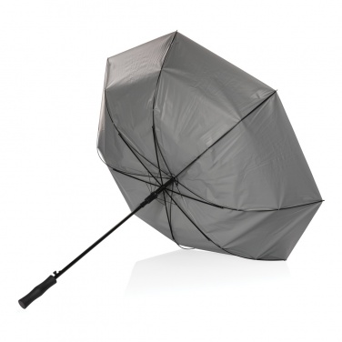 Logo trade advertising product photo of: 27" Impact AWARE™ RPET 190T dual colour auto open umbrella