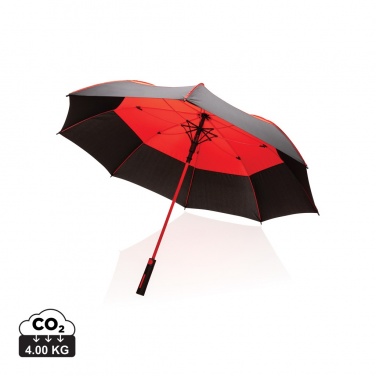 Logotrade promotional merchandise image of: 27" Impact AWARE™ RPET 190T auto open stormproof umbrella